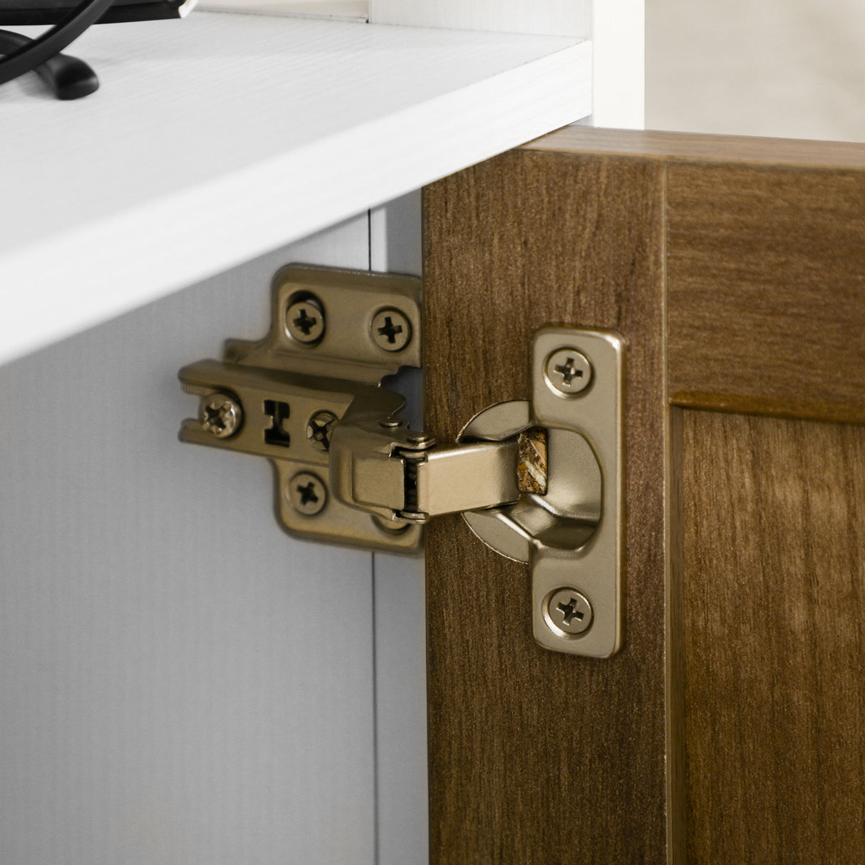 easycomfort easycomfort comodino con armadietto e ripiano in truciolato dallo stile rustico 38 5x35x59 7cm bianco