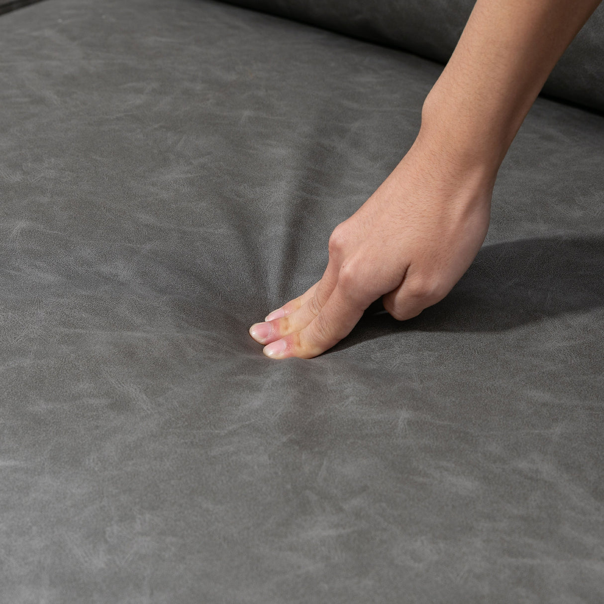 easycomfort easycomfort divano 2 posti da salotto e ufficio salvaspazio con seduta imbottita e braccioli regolabili 200x88x86 cm grigio