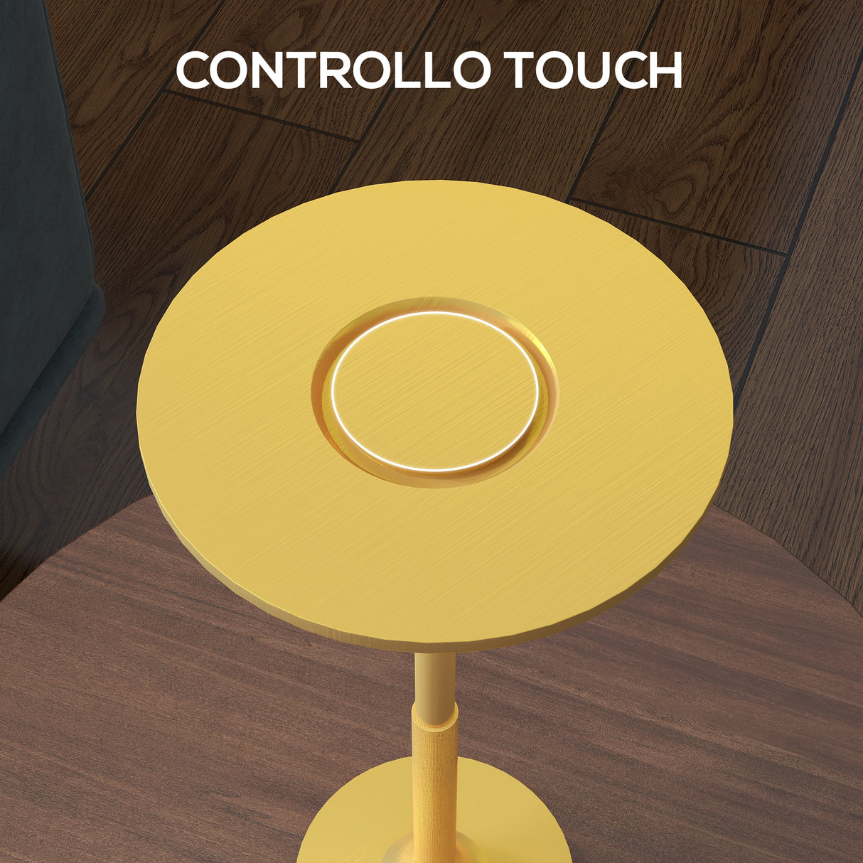 easycomfort easycomfort lampada senza filo touch luce led 3 tonalita e batteria ricaricabile 13x28 5cm oro