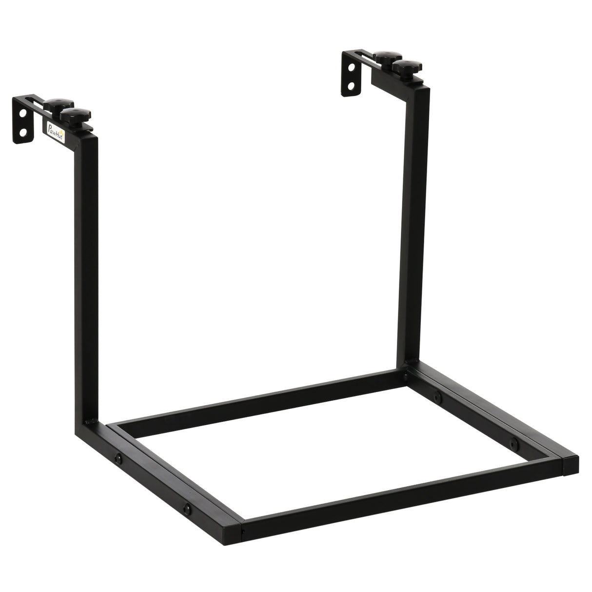 easycomfort easycomfort mensola per gatti da parete in acciaio lettino amaca per gatti piccoli con tessuto traspirante per interno nero