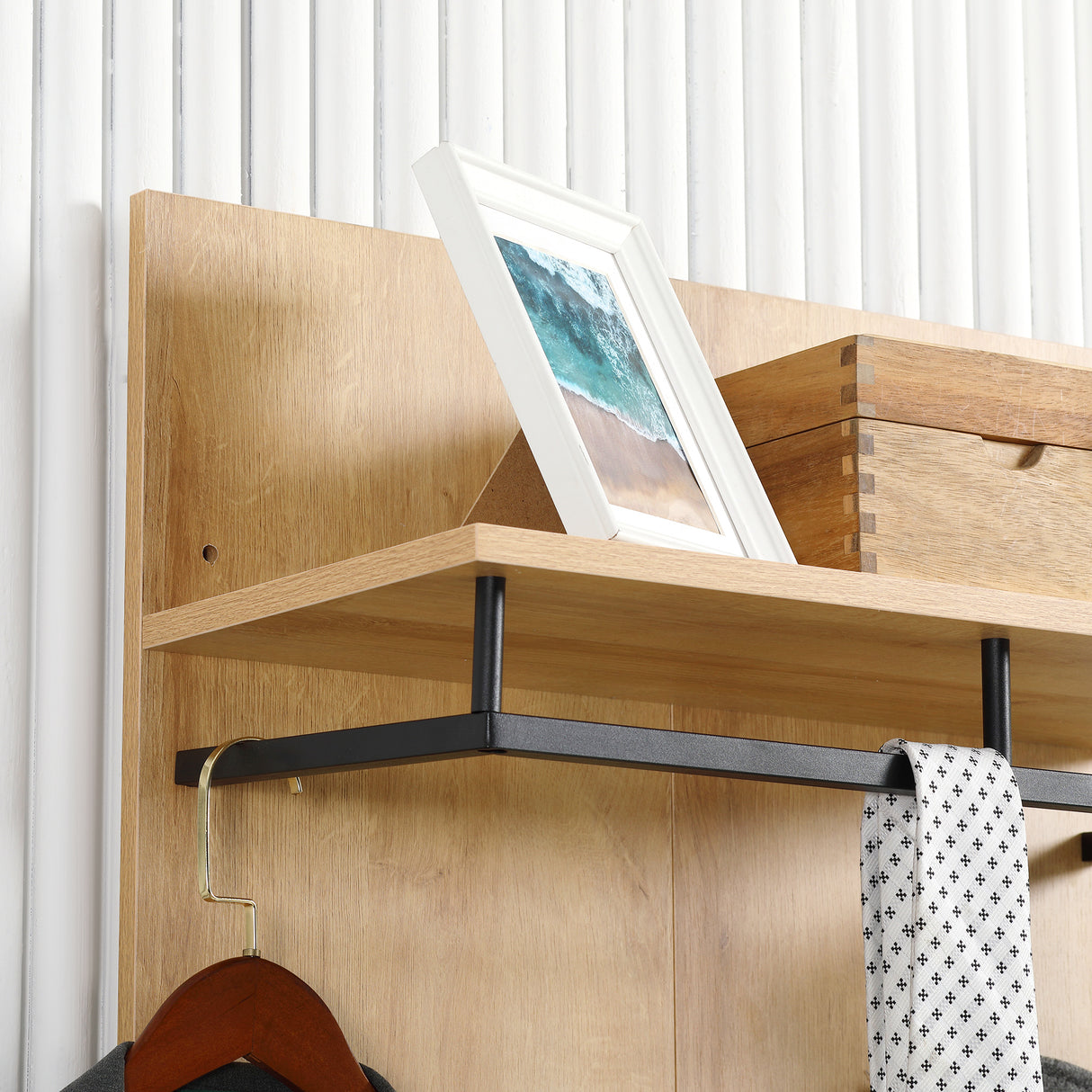 easycomfort easycomfort mobile da ingresso con scarpiera bassa panca e appendiabiti da 4 ganci in truciolato e acciaio 60x28x120 cm