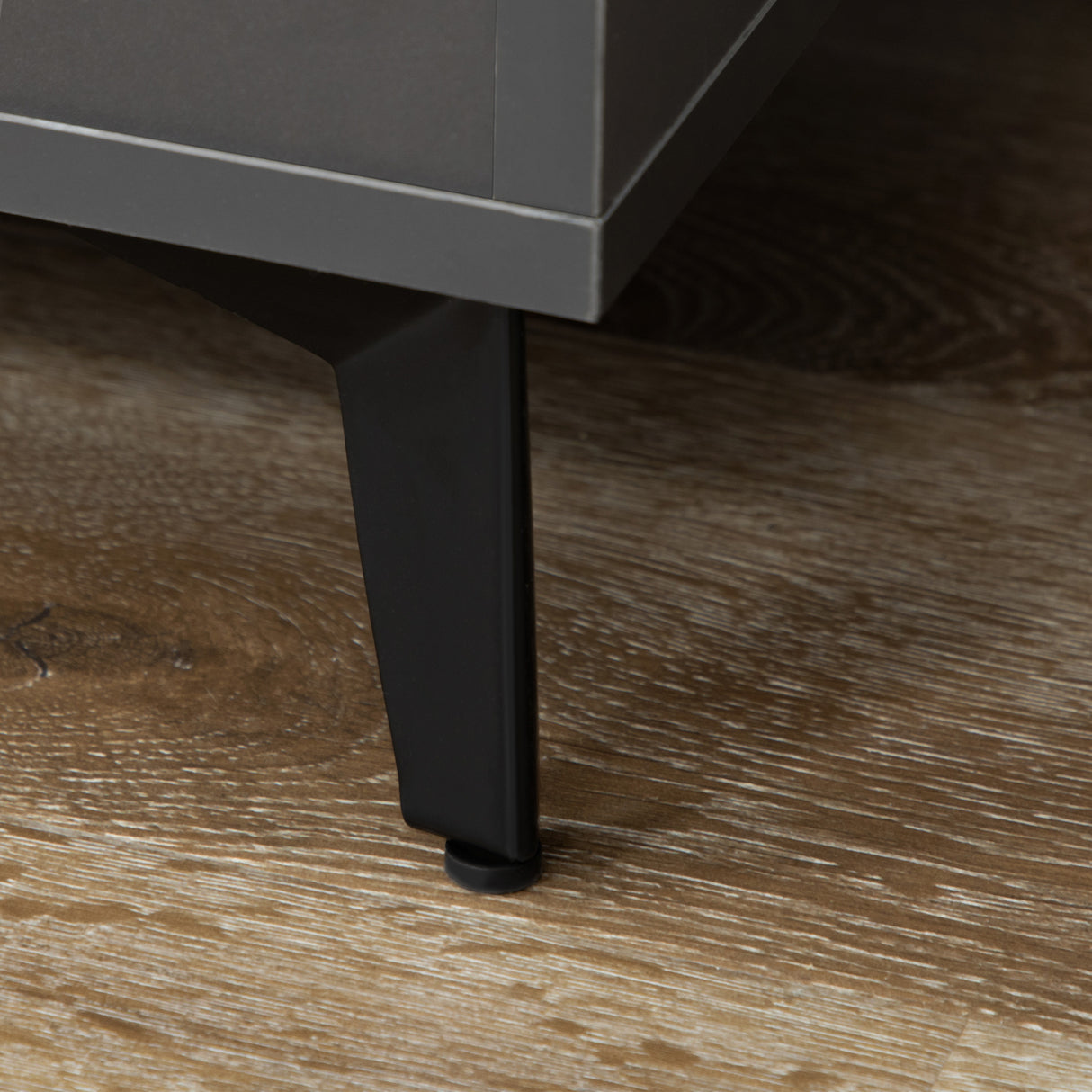 easycomfort easycomfort mobile dispensa alto con ripiani regolabili aperti cassetto e armadietto in truciolato e mdf 60x42x180 cm grigio