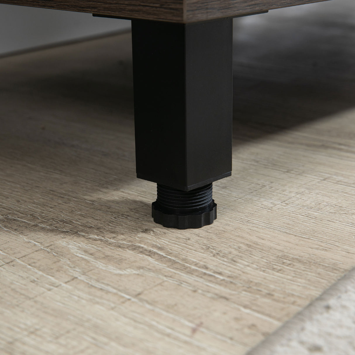 easycomfort easycomfort mobile multiuso in legno con armadietto 2 ante e cassetti 120x40x80cm grigio