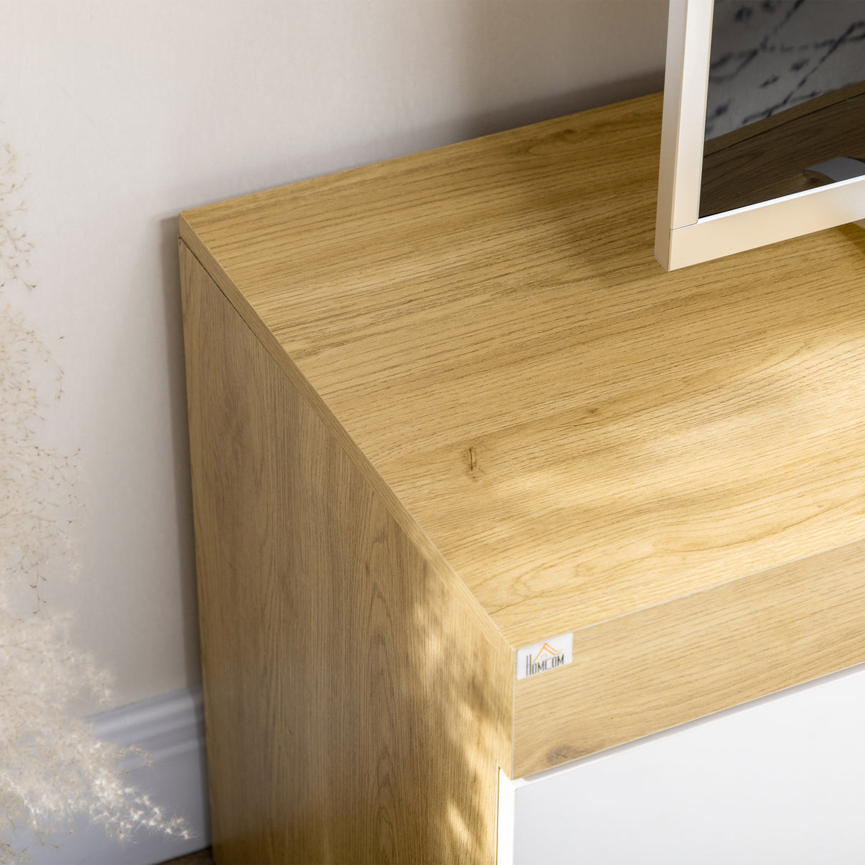 easycomfort easycomfort mobile tv in truciolato con 2 armadietti con ante e 2 ripiani aperti 130x39 6x48 cm