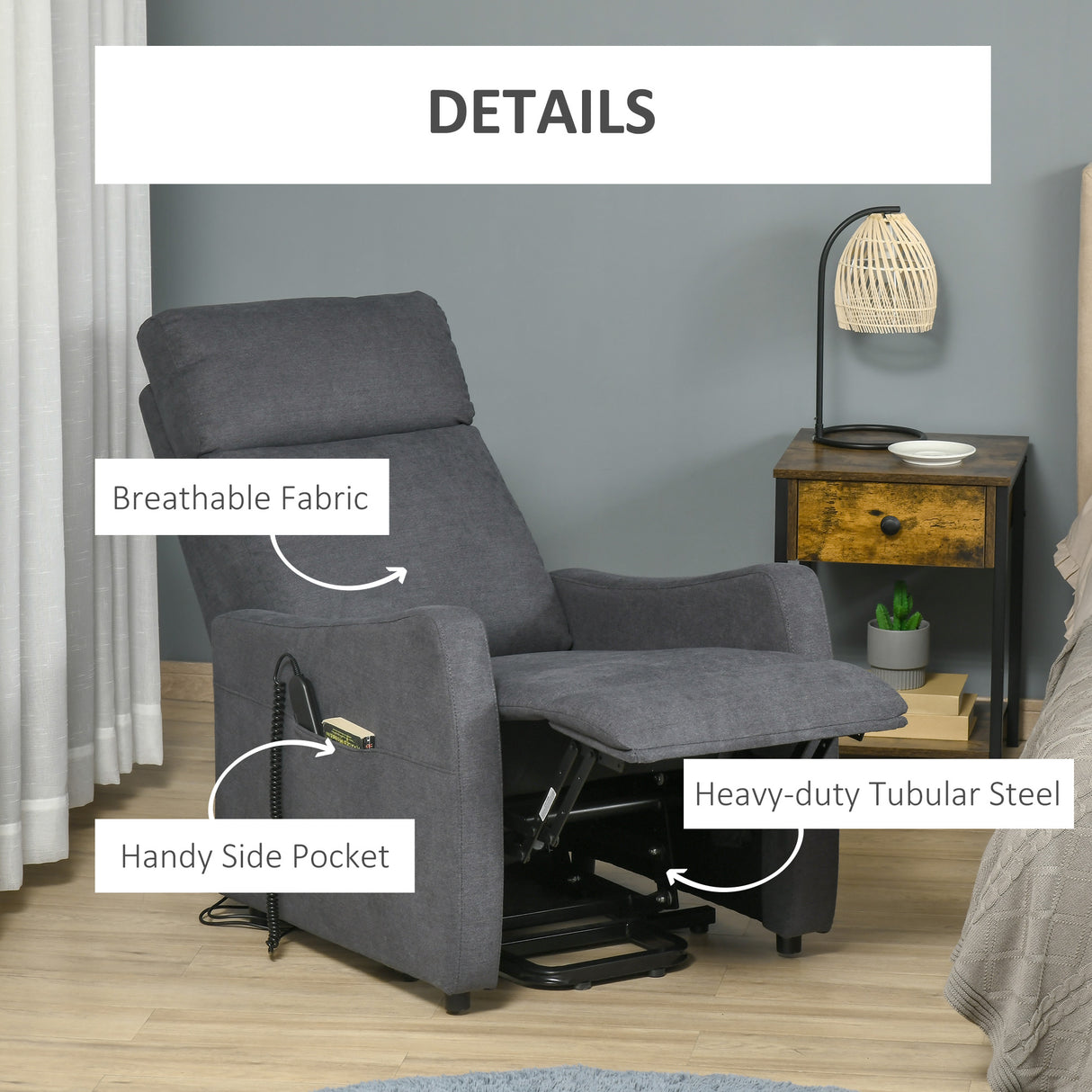 easycomfort easycomfort poltrona relax alzapersona elettrica con schienale reclinabile 140 e telecomando