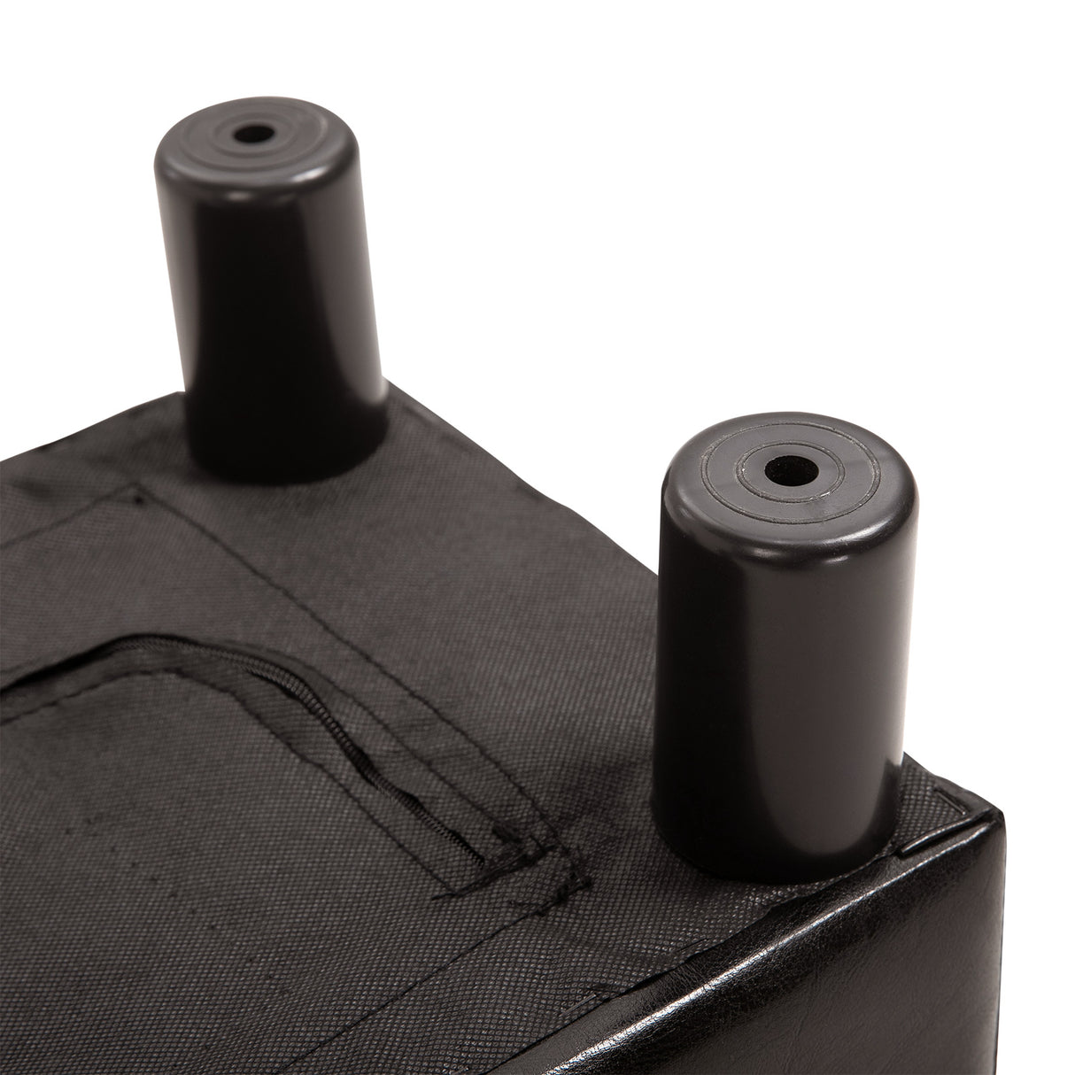 easycomfort easycomfort pouf poggiapiedi imbottito rettangolare e in finta pelle 40x30x24 cm marrone