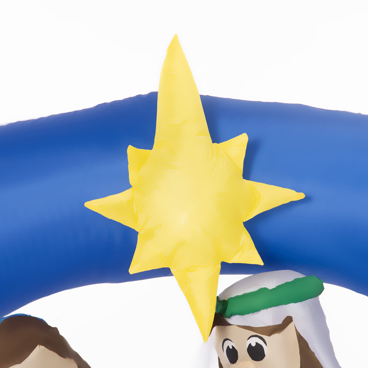 easycomfort easycomfort presepe di natale gonfiabile con 5 luci led integrate e gonfiatore incluso 206x95x157cm