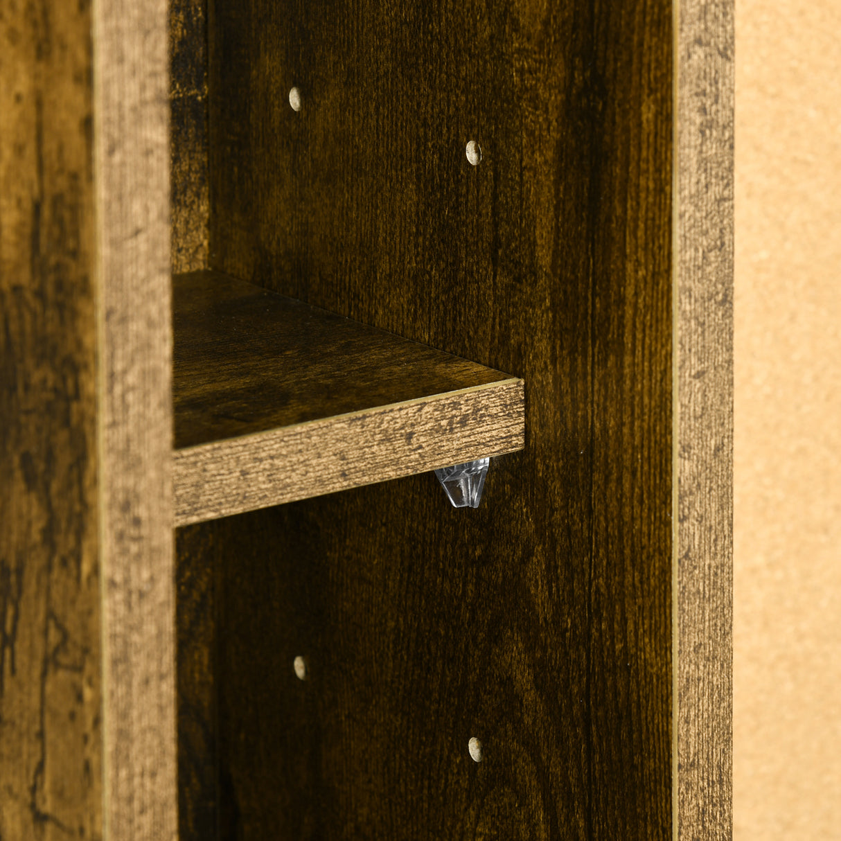 easycomfort easycomfort scrivania a muro pieghevole e salvaspazio con ripiani per casa e ufficio in truciolato e mdf 60x20x50 cm