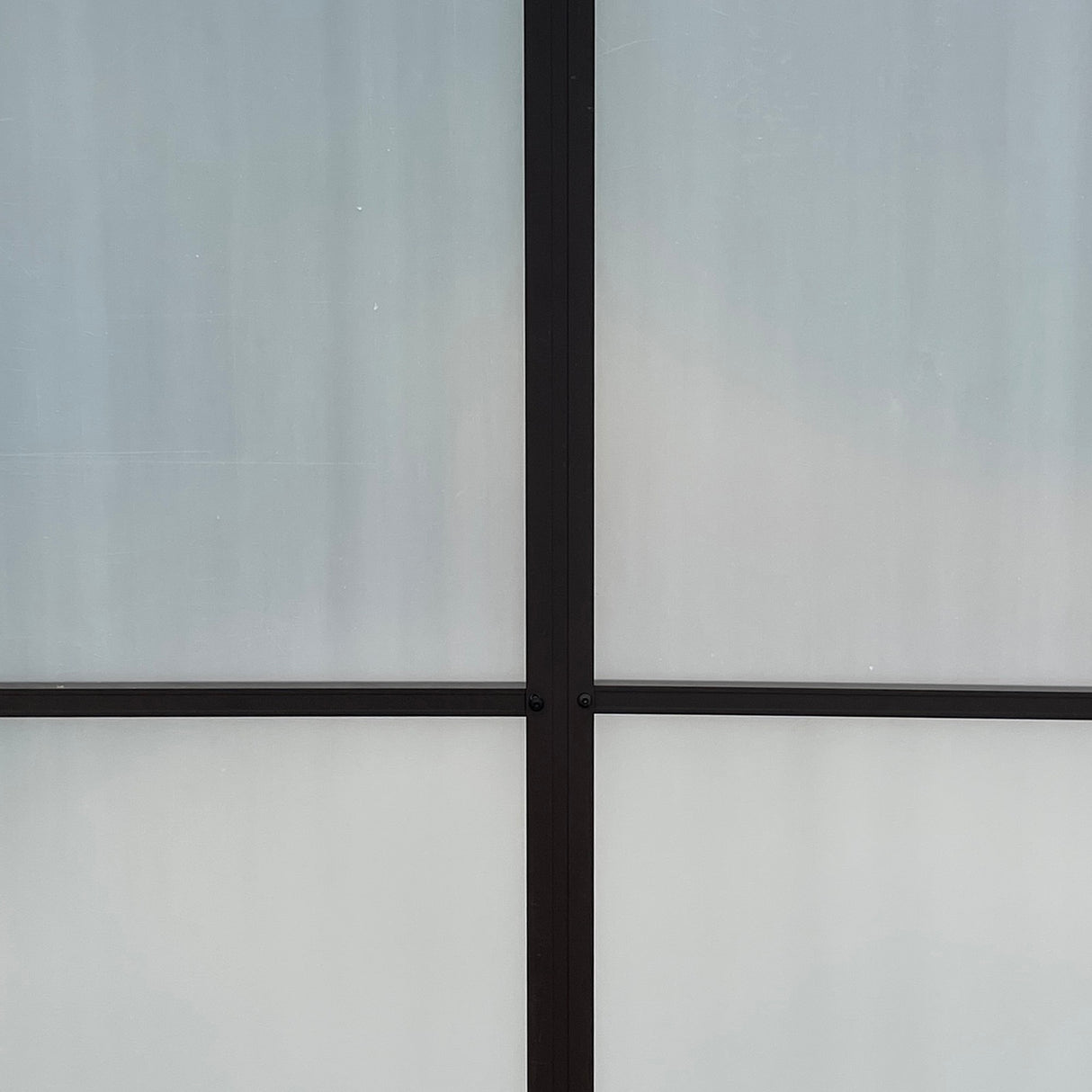 easycomfort easycomfort serra da giardino in policarbonato e alluminio esagonale 2 42 4m trasparente