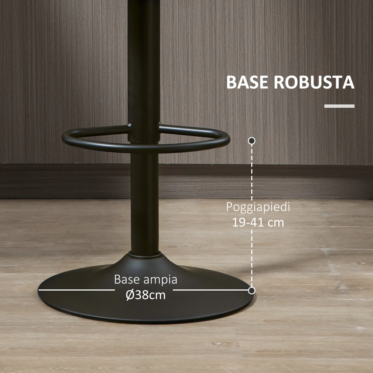 easycomfort easycomfort set 2 sgabelli da bar girevoli con poggiapiedi e altezza regolabile 35x36x64 85cm grigio