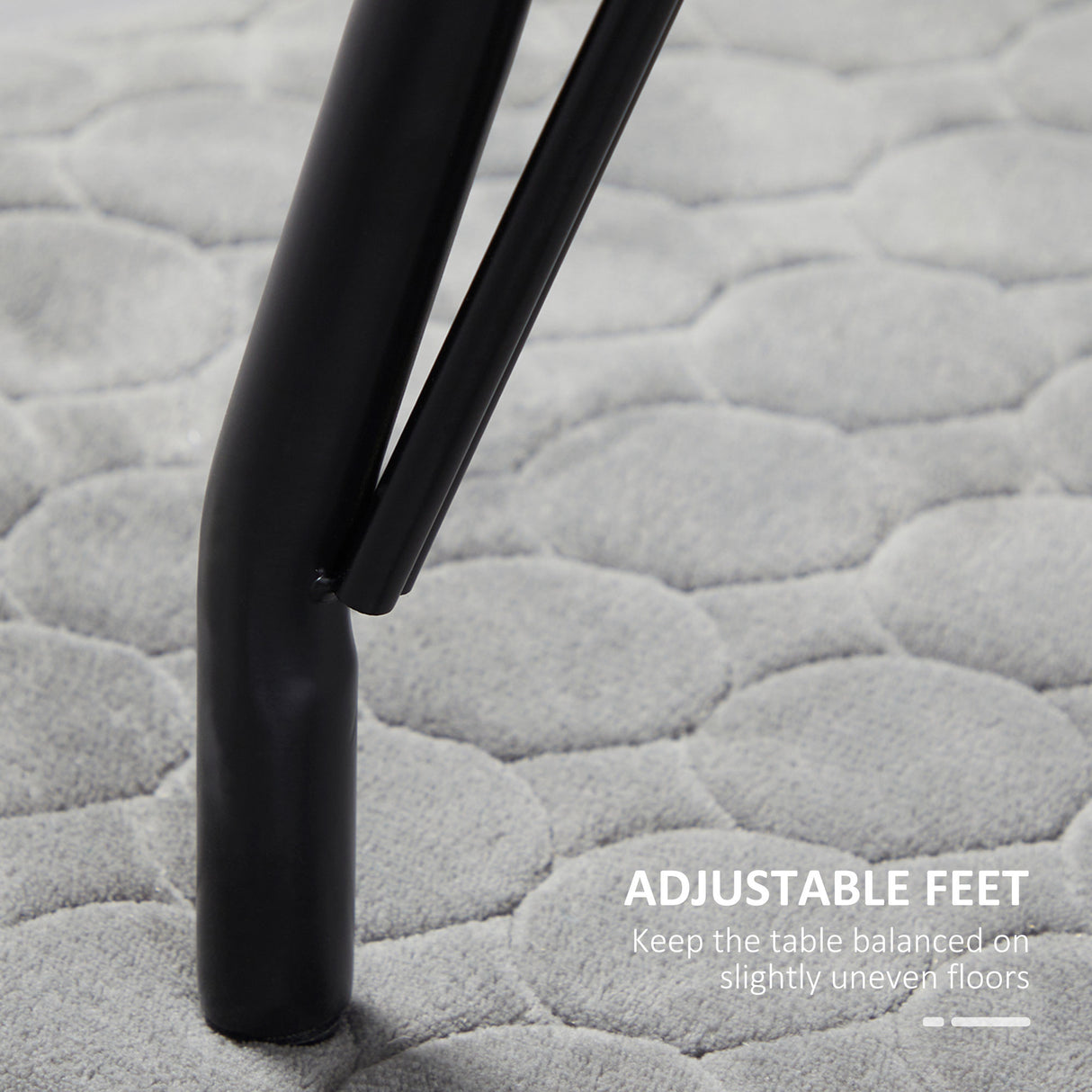 easycomfort easycomfort tavolo da pranzo 4 persone con piano effetto legno e gambe in acciaio 120x70x76cm