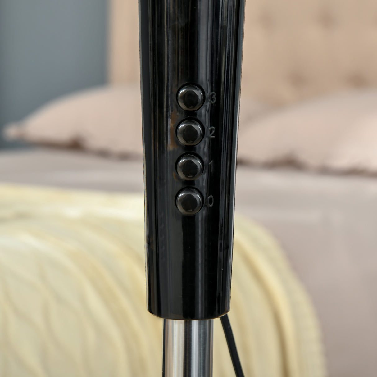 easycomfort easycomfort ventilatore a piantana a 3 velocita con altezza regolabile angolo di inclinazione a 80 in pp 60x60x90 120cm nero