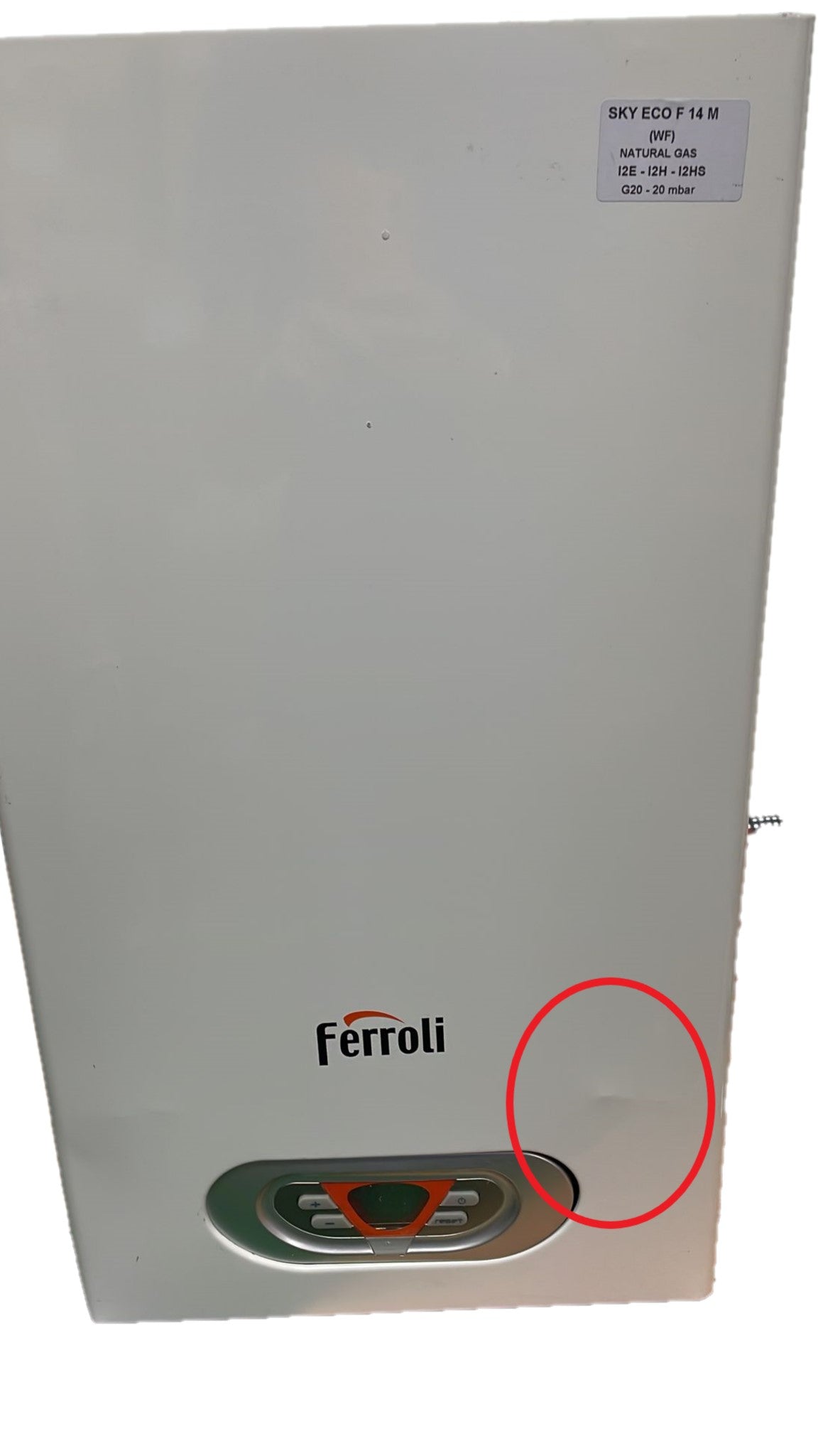 ferroli area occasioni scaldabagno a gas ferroli sky eco 14f metano low nox completo di kit fumi