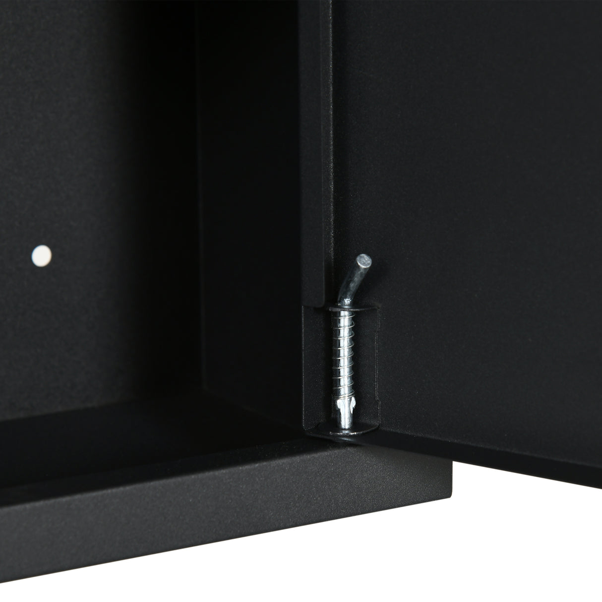 easycomfort easycomfort armadietto medicinali con 3 mensole e blocco con chiavi in acciaio 30x14x46cm nero