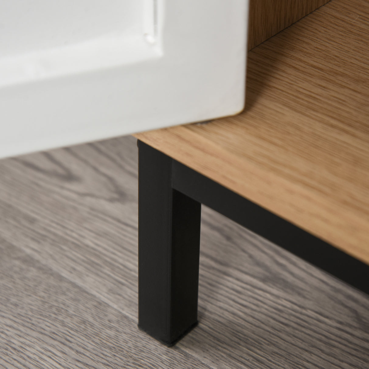 easycomfort easycomfort armadietto portadocumenti cassettiera da ufficio in legno e metallo bianco con 2 ante ripiano regolabile 62x30x67 5cm