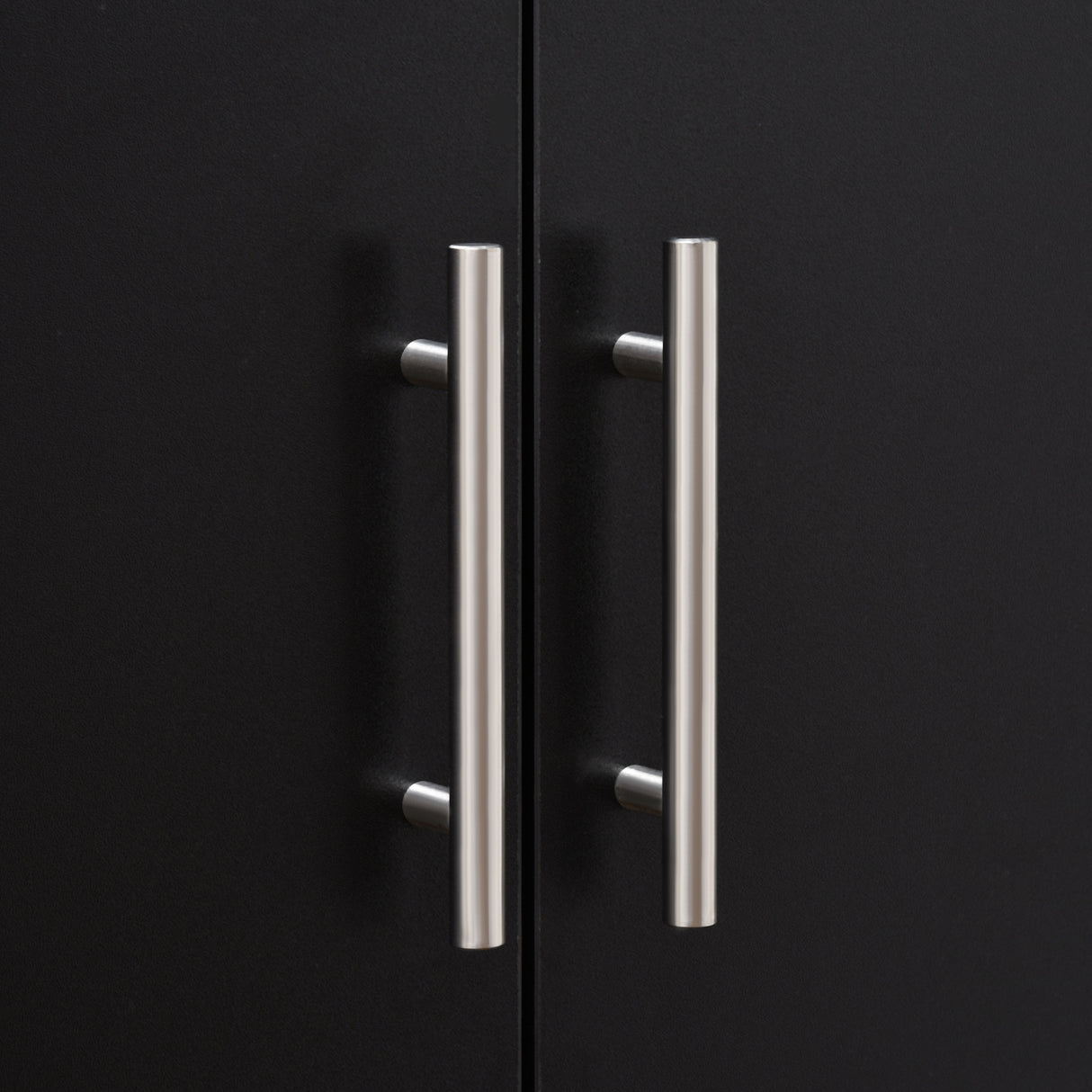 easycomfort easycomfort armadio 2 ante moderno con 4 ripiani guardaroba in legno mdf 80x40x180cm nero