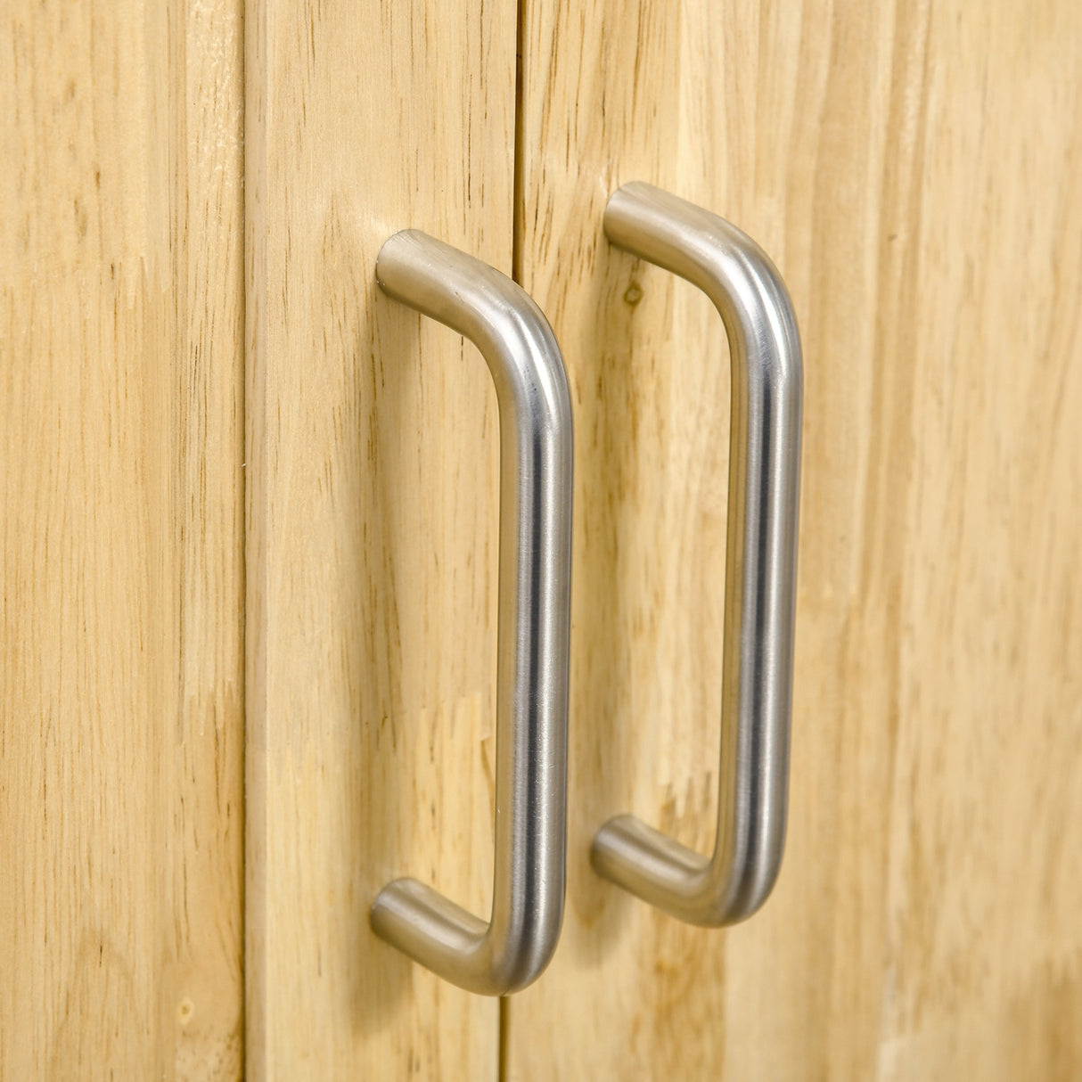 easycomfort easycomfort carrello da cucina in legno con cassetto armadietto e ruote 136x47x915cm