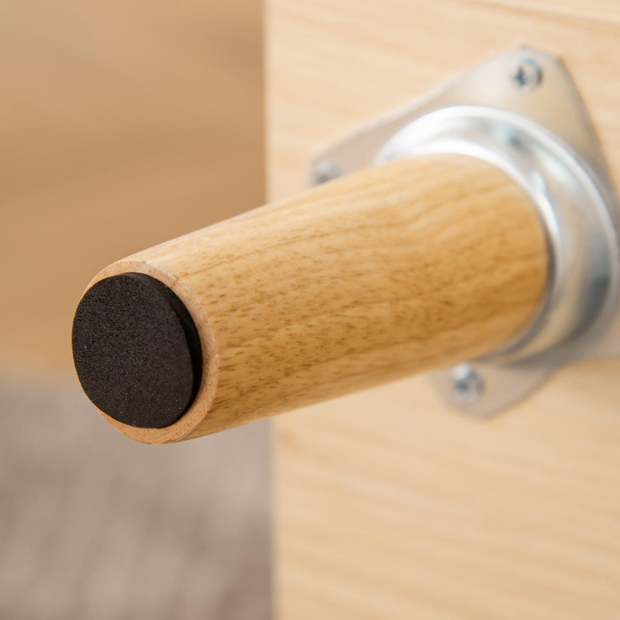 easycomfort easycomfort casetta per gatti 2 in 1 e tavolino cuscino lavabile e gambe in legno 40x40x50cm