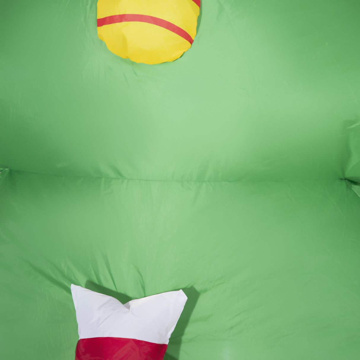 easycomfort easycomfort decorazione natalizia gonfiabile con luci led bianche e gonfiatore incluso 210x92x190 cm