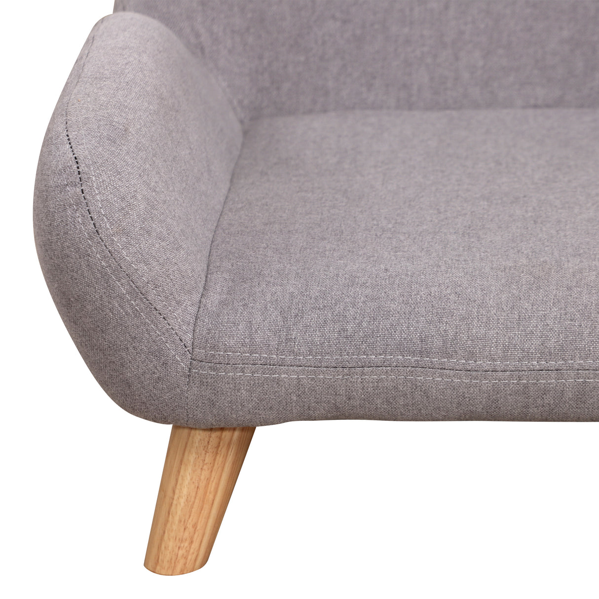 easycomfort easycomfort divanetto per cani e gatti imbottito sfoderabile e lavabile in tessuto grigio chiaro 72x44x31cm