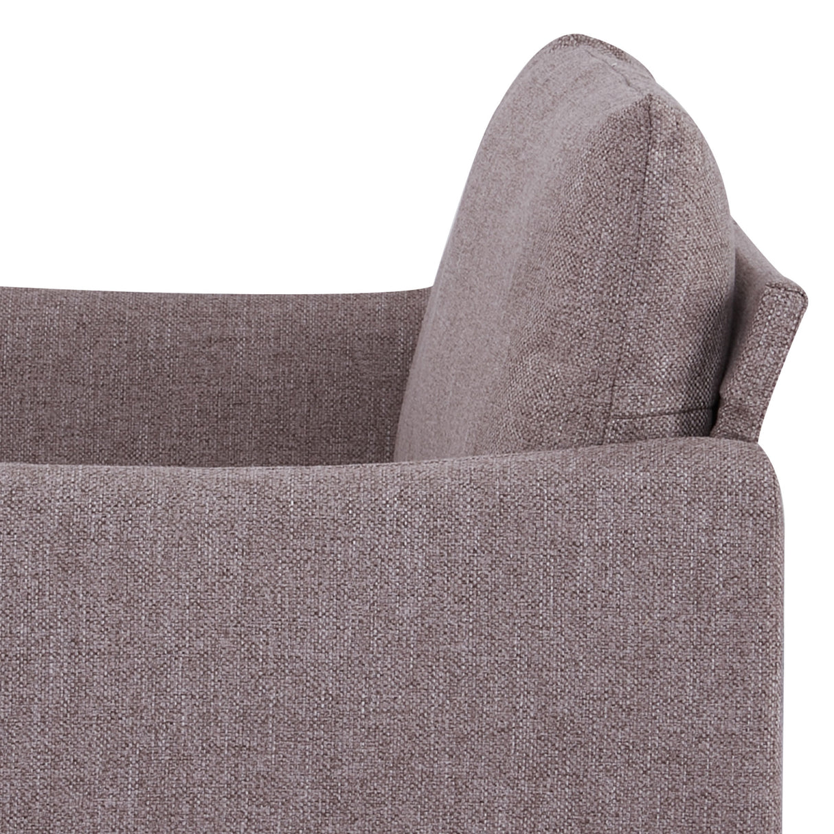 easycomfort easycomfort divano 2 posti in legno per casa e ufficio con seduta rivestita in tessuto effetto lino 138x83x85 cm caffe