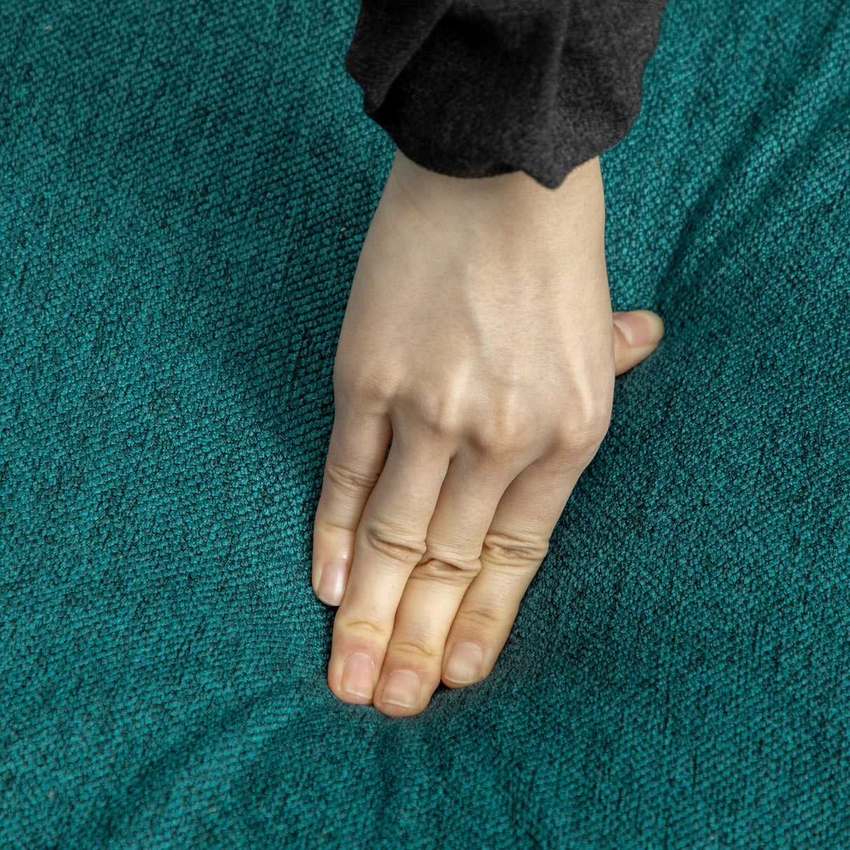 easycomfort easycomfort divano 2 posti moderno con rivestimento in tessuto e imbottitura spessa 160 x 87 x 87cm verde