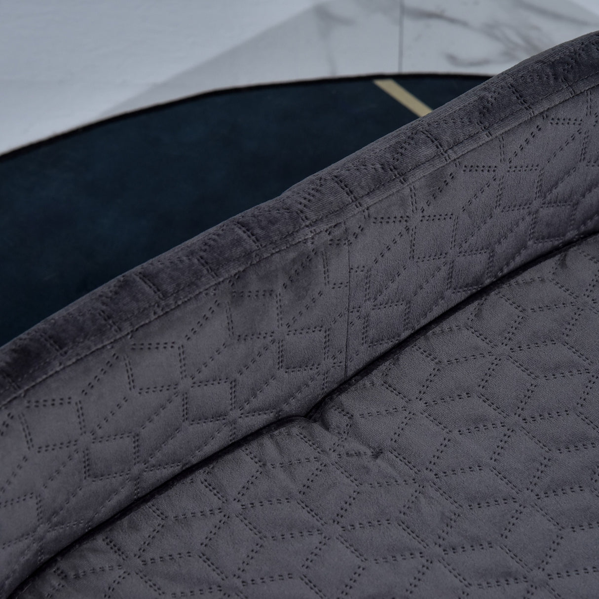 easycomfort easycomfort divano per cani e gatti imbottito in velluto con base in metallo 63 5x43x24 5cm grigio scuro