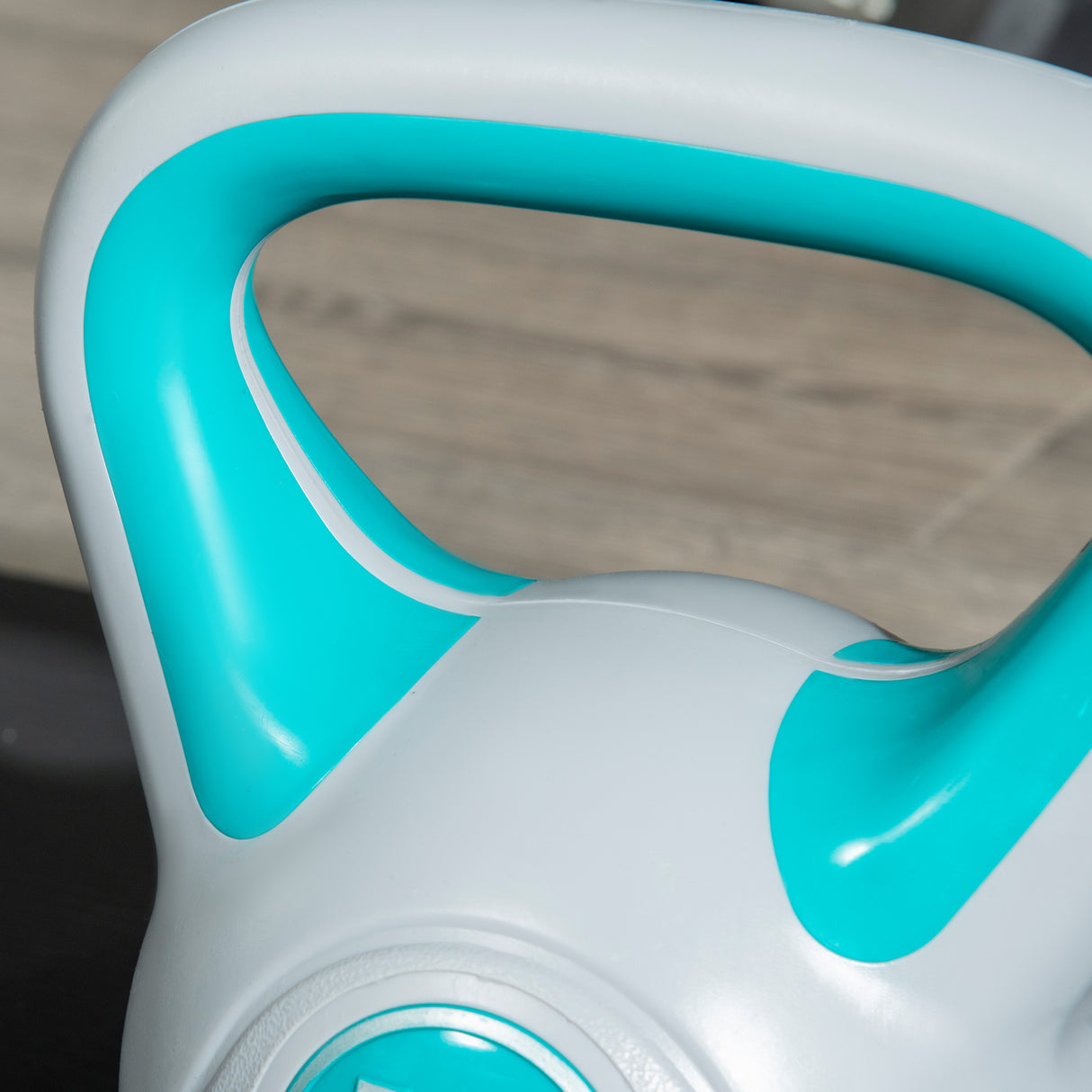 easycomfort easycomfort kettlebell 10kg in pu e sabbia con base piatta e impugnatura per stacchi squat e sollevamenti 22x16x26 cm verde scuro