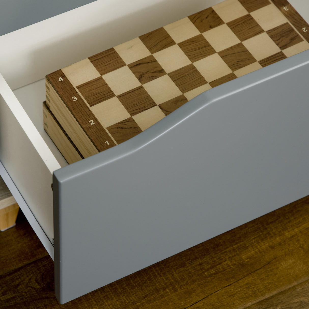 easycomfort easycomfort libreria moderna in truciolato e mdf con 2 cassetti e 4 ripiani aperti per soggiorno studio e camera 70 2x35x130 cm