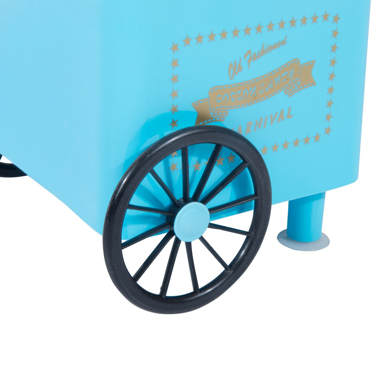 easycomfort easycomfort macchina per zucchero filato 450w con accessori 30x30x28cm azzurra