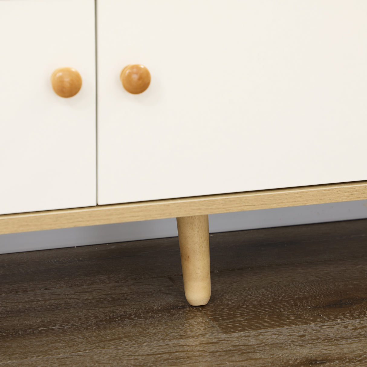 easycomfort easycomfort mobile cucina per microonde con 2 armadietti e cassetto 90x30x94cm in truciolato