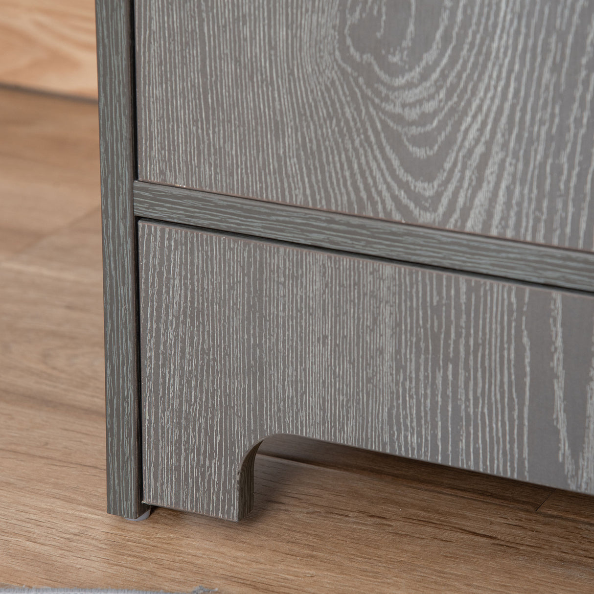 easycomfort easycomfort mobile multiuso con ciotole per cani e gatti in acciaio mobiletto in legno con anta e vano aperto grigio