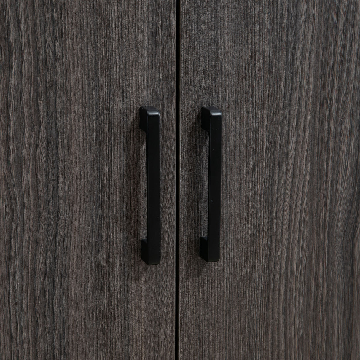 easycomfort easycomfort mobile multiuso in legno con armadietto 2 ante e cassetti 120x40x80cm grigio