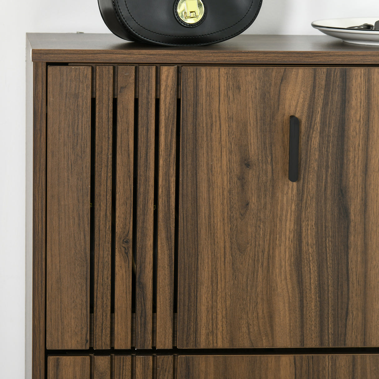 easycomfort easycomfort mobile scarpiera a 3 livelli con ripiani regolabili per 18 paia max in truciolato 63x24x114 cm