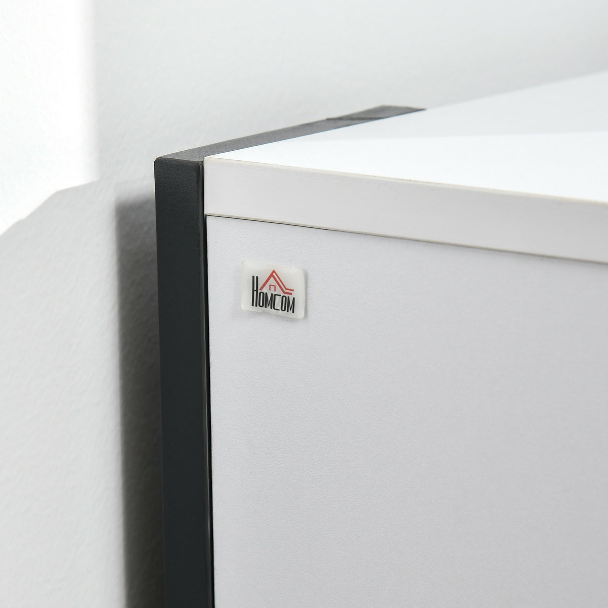 easycomfort easycomfort mobile tv moderno con armadietti cassetto e mensola per tv fino 65 140x43x48cm bianco e nero