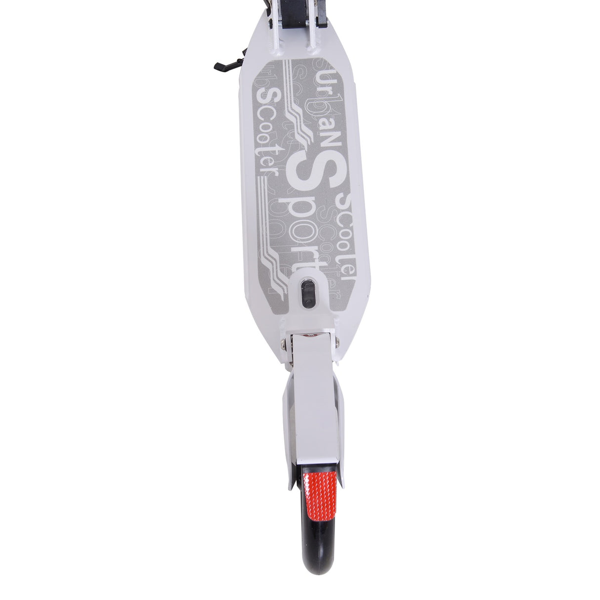 easycomfort easycomfort monopattino pieghevole in alluminio con freno bianco per adulti e bambini