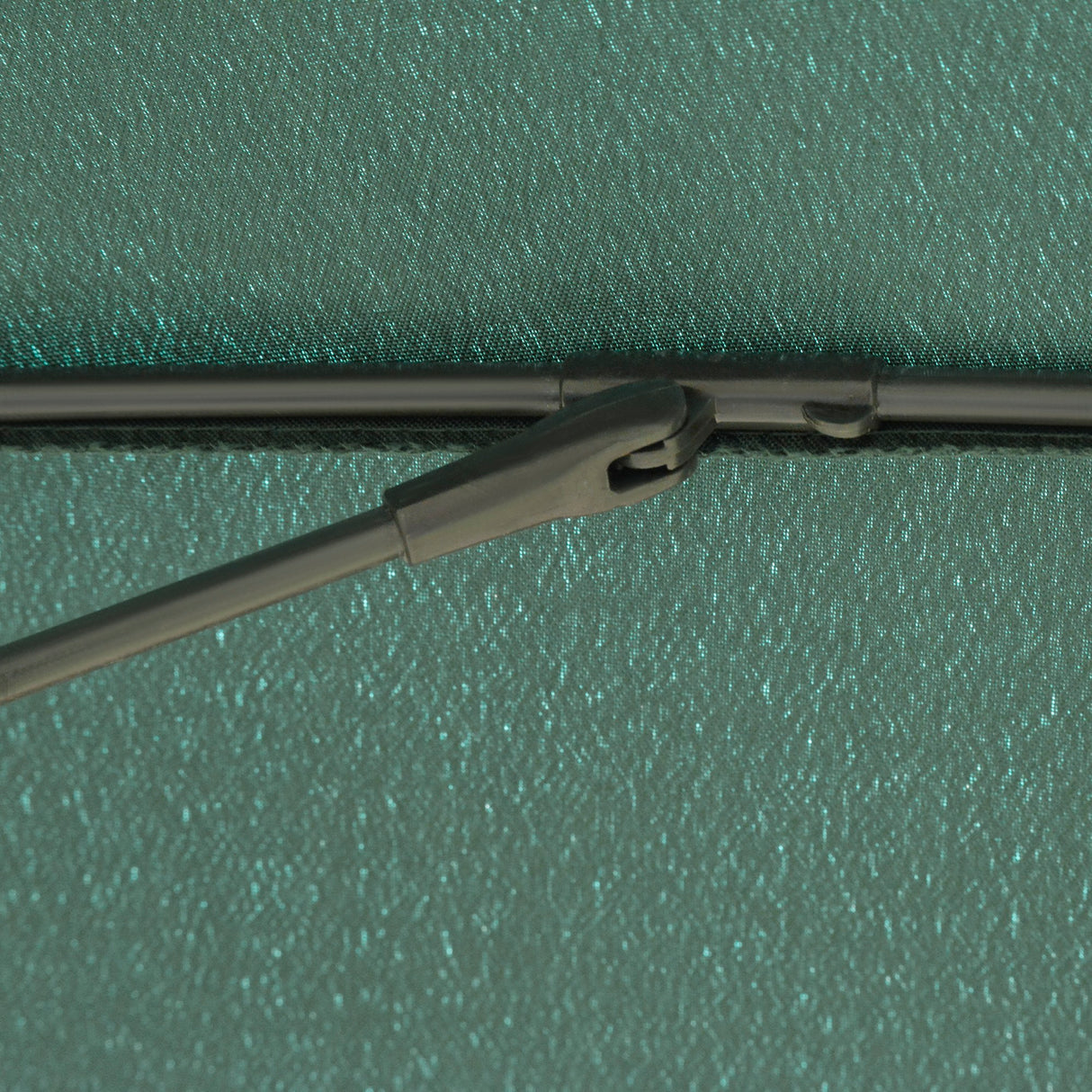 easycomfort easycomfort ombrellone da giardino e terrazza 2 5x2 5 m con manovella 18 stecche e testa inclinabile verde