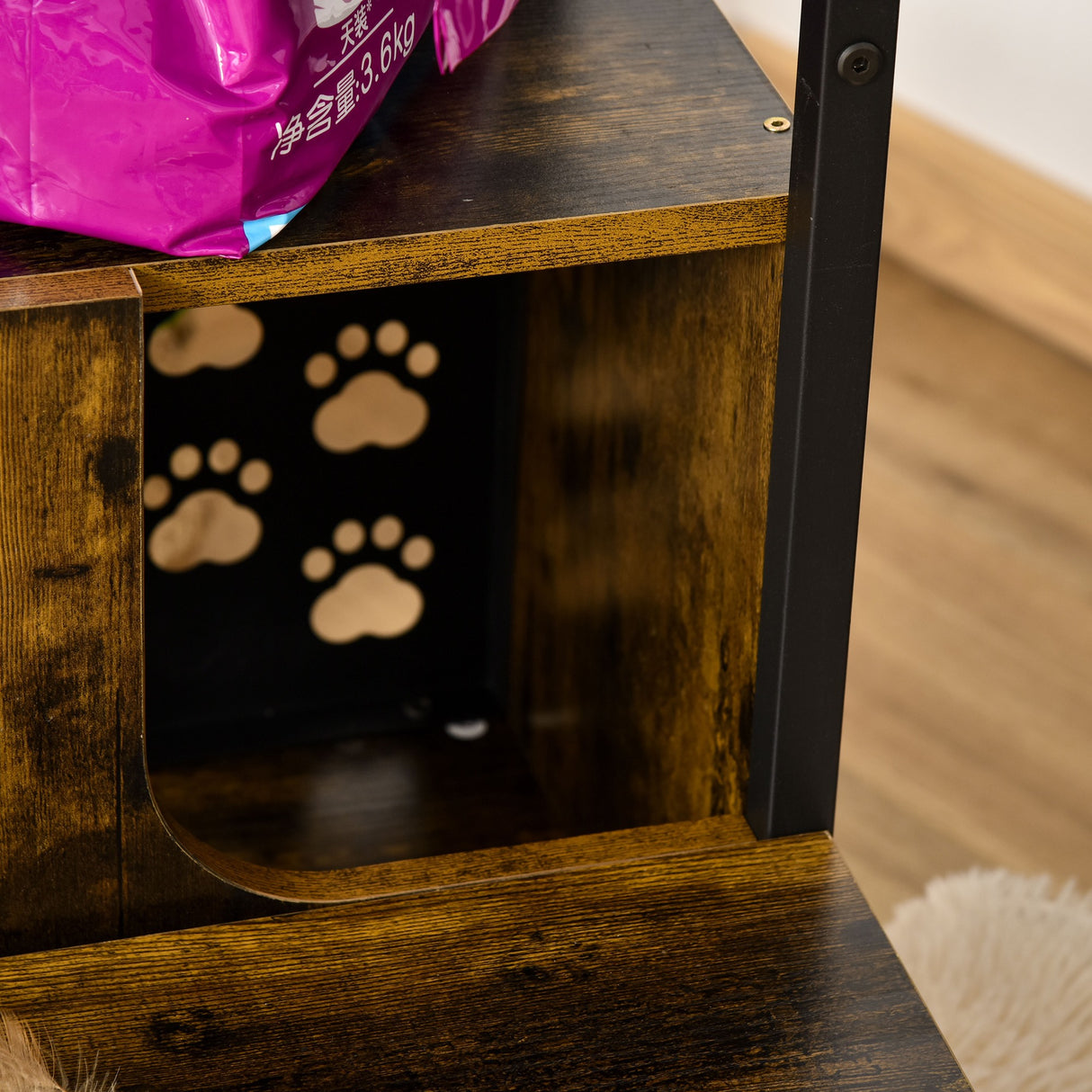 easycomfort easycomfort palestra per gatti multilivello con cuccia albero per gatti adulti e gattini con ripiani marrone