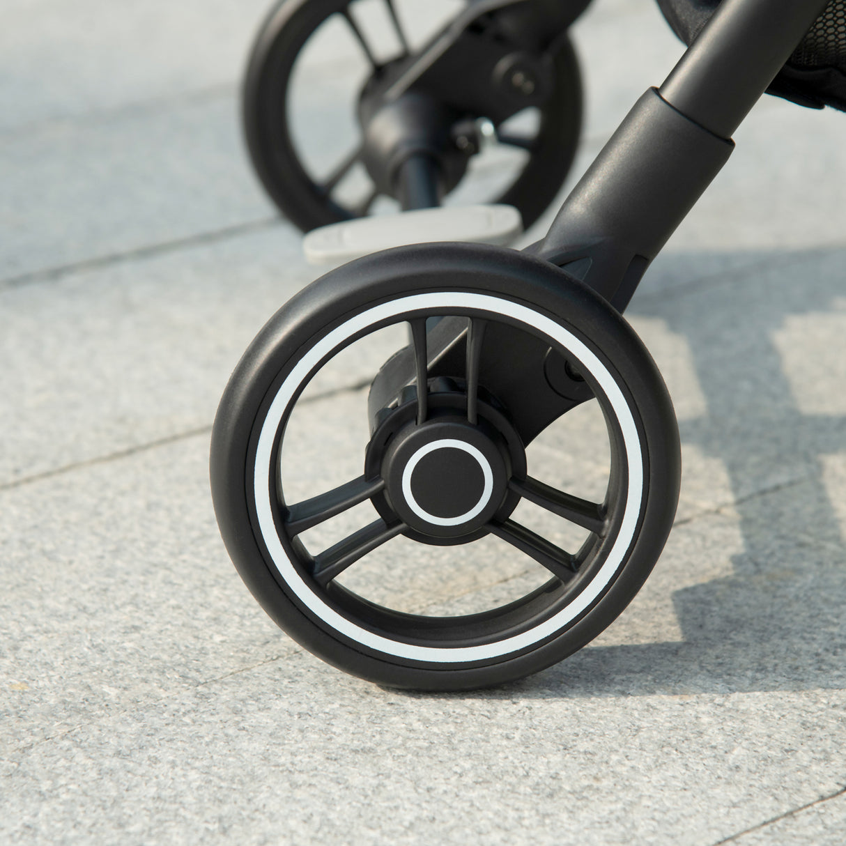 easycomfort easycomfort passeggino per bambini 0 36 mesi con tettuccio design pieghevole e cesto portaoggetti 128x58x106 cm rosso e nero