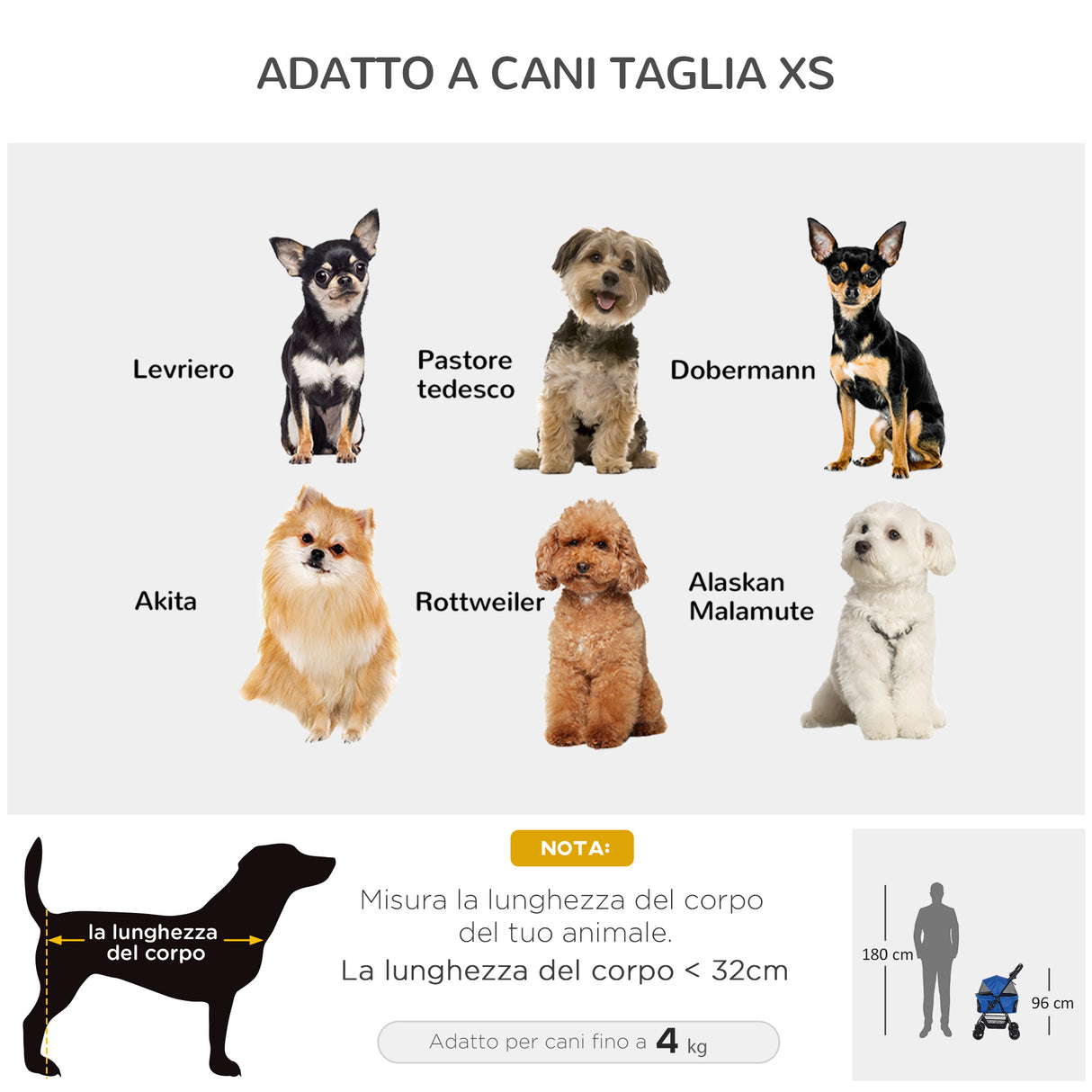 easycomfort easycomfort passeggino per cani pieghevole con guinzaglio di sicurezza e cestino portaoggetti blu