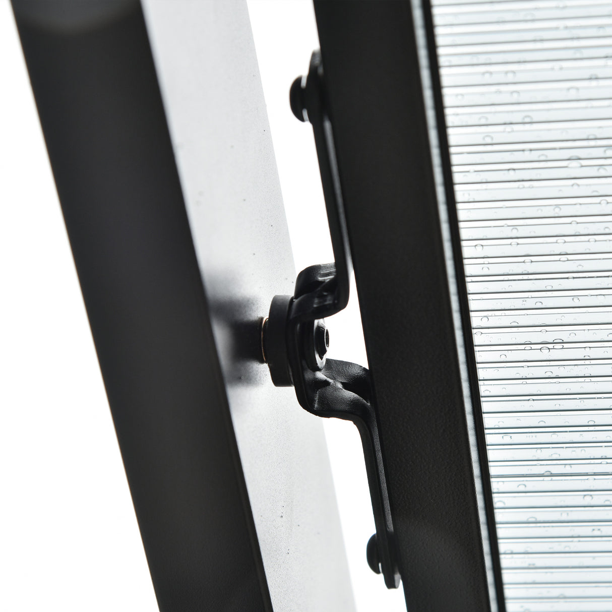 easycomfort easycomfort pergola in alluminio e policarbonato 3x3m con tetto apribile a manovella grigio