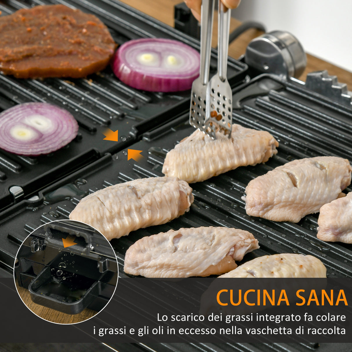 easycomfort easycomfort piastra elettrica 2000w apribile a 180 in alluminio e acciaio 29x51 6cm