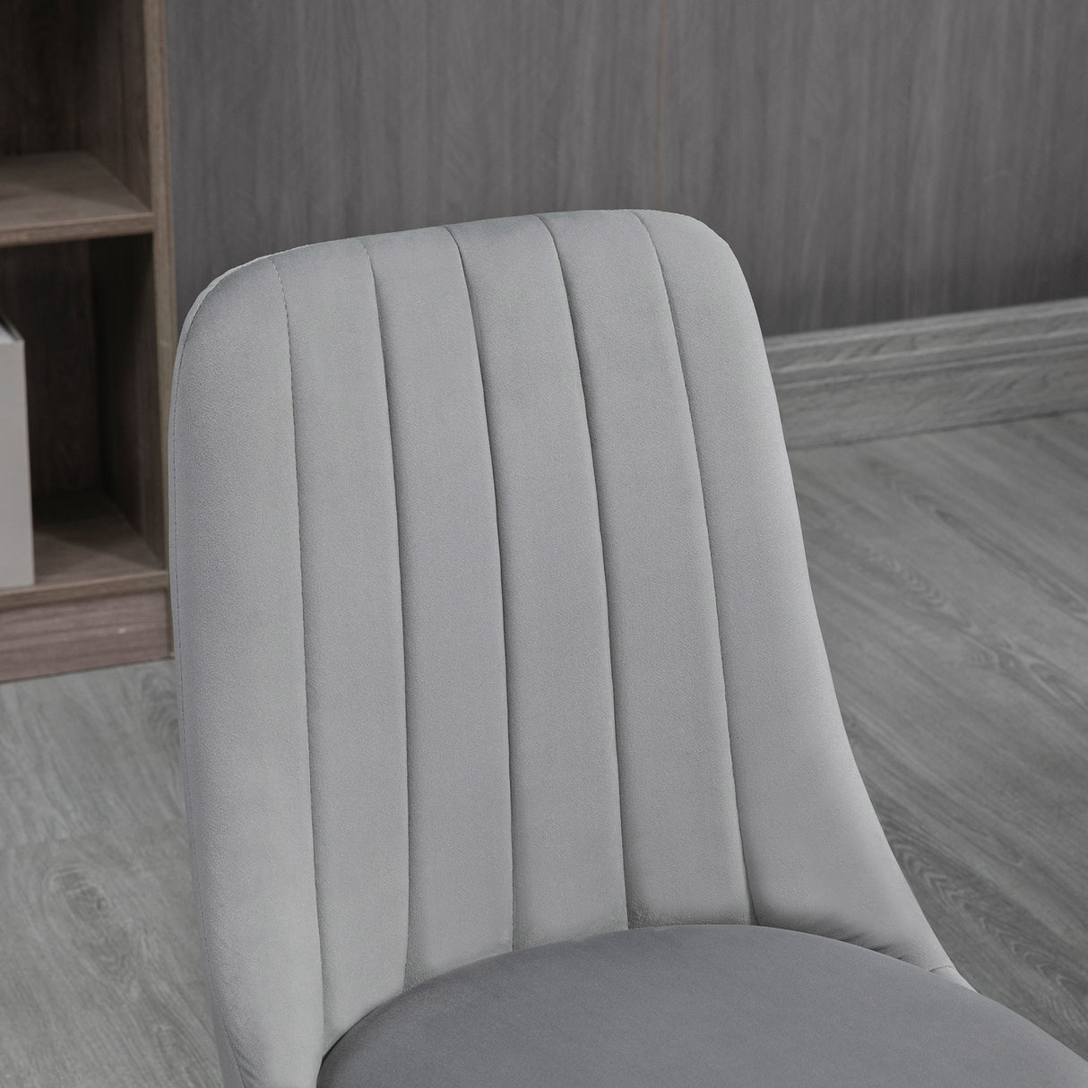 easycomfort easycomfort sedie da cucina imbottite set 4 pezzi in poliestere e acciaio 47x55x86 cm grigio