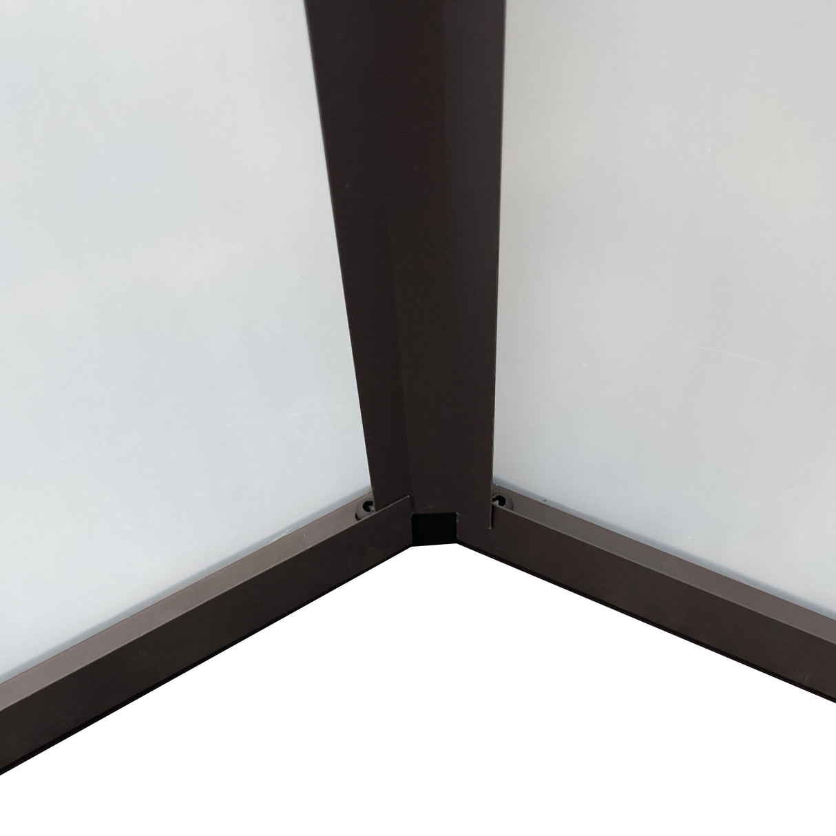 easycomfort easycomfort serra da giardino in policarbonato e alluminio esagonale 2 42 4m trasparente