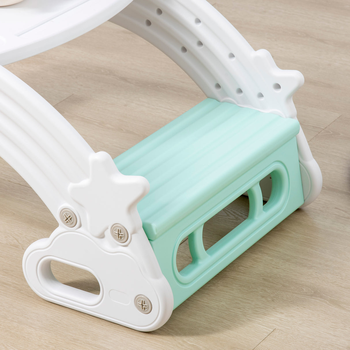 easycomfort easycomfort set 2 in 1 altalena per bambini e tavolo e sedie per bambini con 2 seggiolini in hdpe 100x54x42 cm