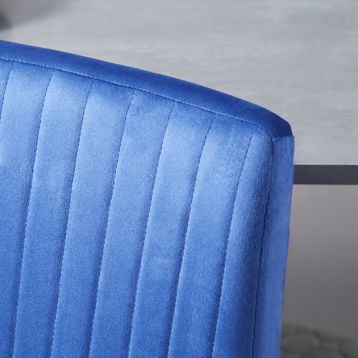 easycomfort easycomfort set 2 sedie da cucina imbottite in tessuto effetto velluto con design salvaspazio 43x58x90 cm