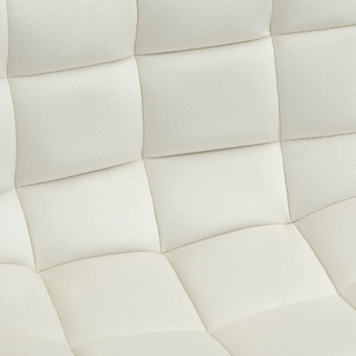 easycomfort easycomfort set 2 sgabelli da bar con schienale e poggiapiedi in stile nordico in metallo e velluto color crema 45x47x84 cm