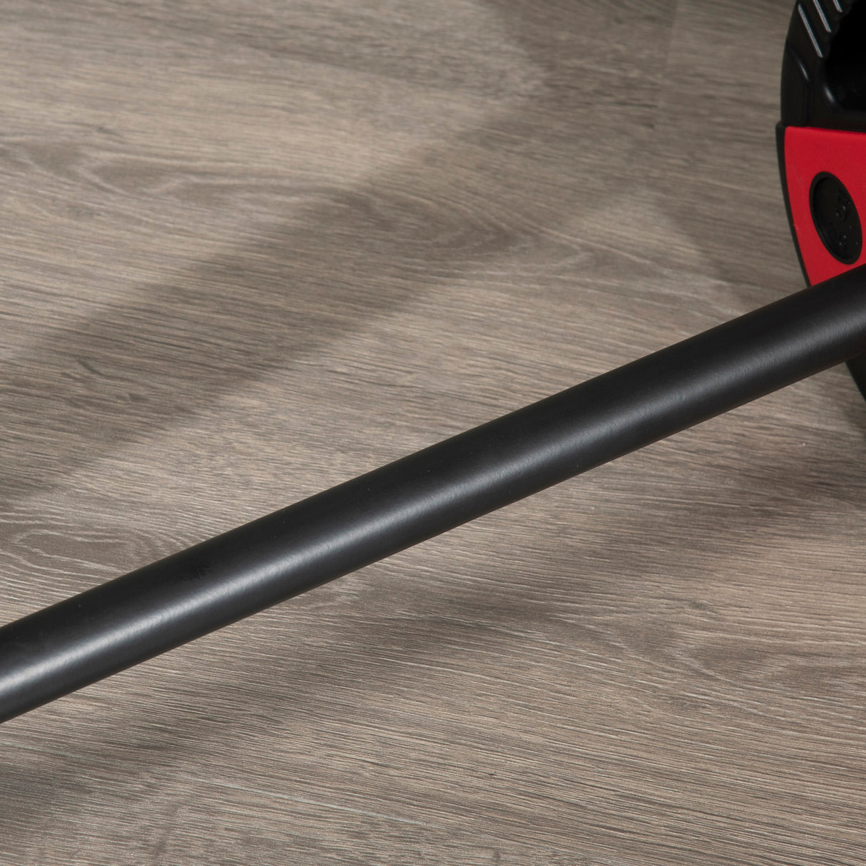 easycomfort easycomfort set bilanciere e dischi da 20kg totali con impugnatura in pu antiscivolo 17x140 cm nero e rosso