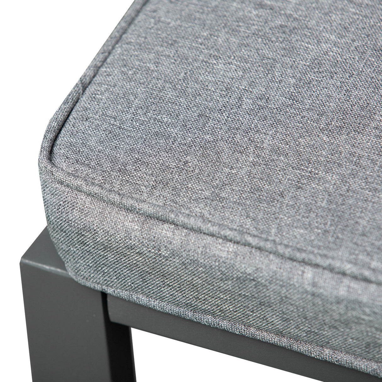 easycomfort easycomfort set con tavolo 4 sedie e 4 sgabelli da giardino salotto da esterno in alluminio grigio