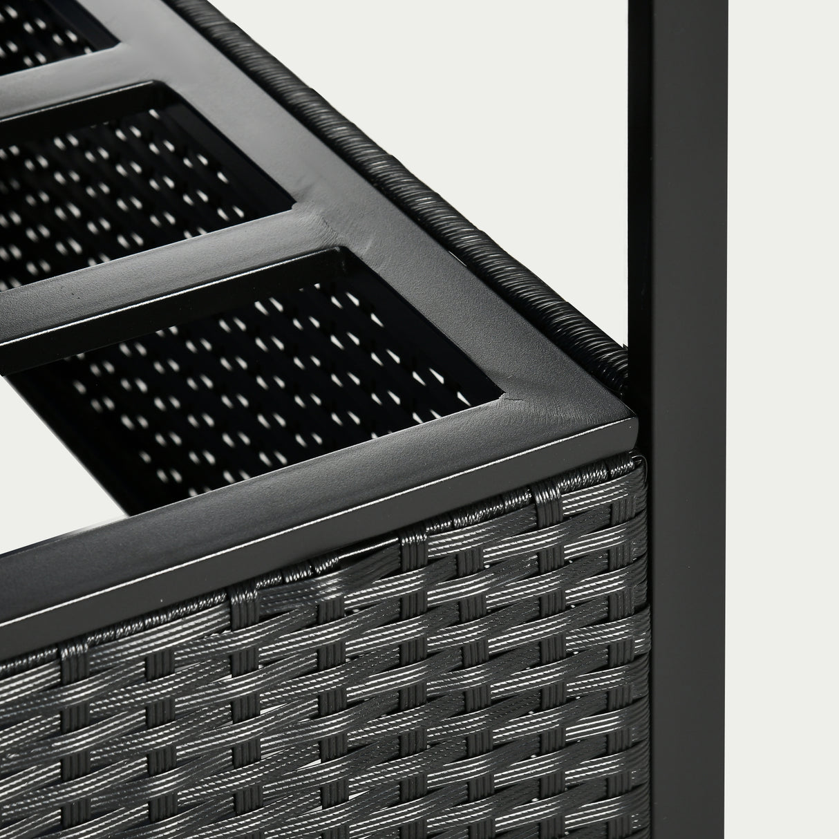 easycomfort easycomfort set da giardino con 2 divani in rattan pe e pergola con tenda regolabile 230x230x210cm beige